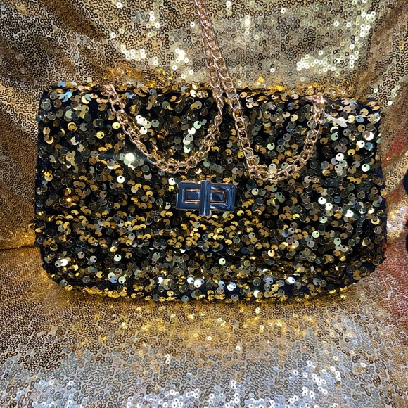 Brand New Sequin Crossover Bag - Picture 3 of 3